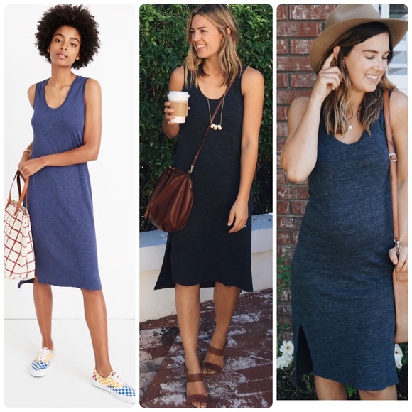 madewell jersey tank dress